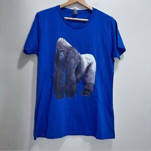 Blue Gorilla Extra Large XL T Shirt Next Level Apparel